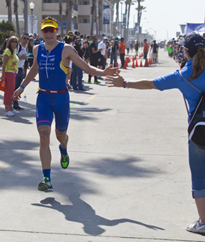 3rd place finisher Sebastian Kienle with a time of 3:53:21