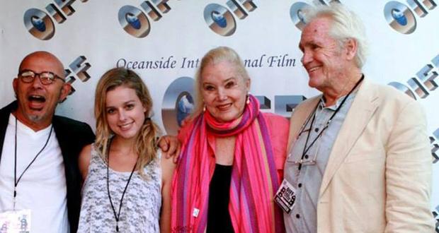 Billy DaMota, Erica Rhodes, Golden Globe Award winner and Academy Award nominee Sally Kirkland, and Christopher Pennock at the 2013 Oceanside International Film Festival (courtesy photo)