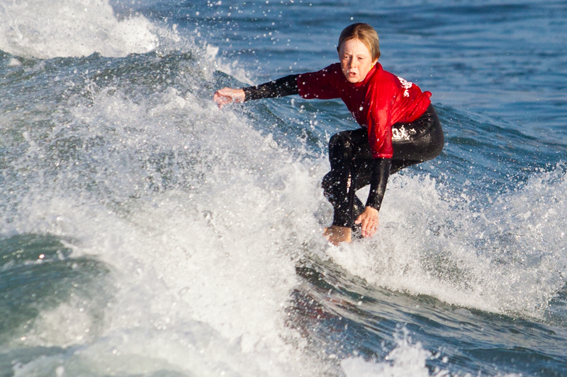 Scholastic Surf Series Underway at Oceanside South Jetty