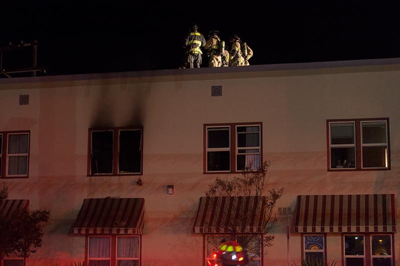Two+Injured+in+Fire+at+Dolphin+Hotel+in+Oceanside