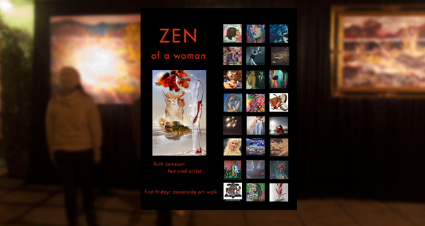 First Friday Oceanside ArtWalk- Zen of a Woman