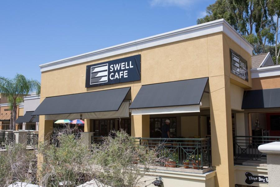 Swell Cafe, pictured Sept. 2, is located near Del Mar in the Flower Hill Promenade mall in the spot formerly occupied by Cafe Cantata and Pannikin Coffee and Tea. (Photo by Jen Acosta)