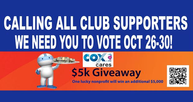 Boys & Girls Clubs of Oceanside Finalist in Cox Cares $5k Giveaway