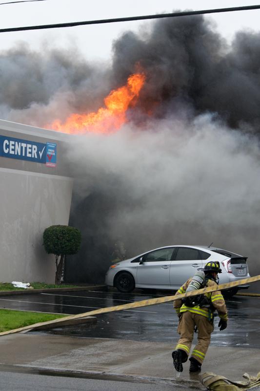 Two Alarm Fire Destroys Oceanside Surfboard Manufacturing Shop-Updated