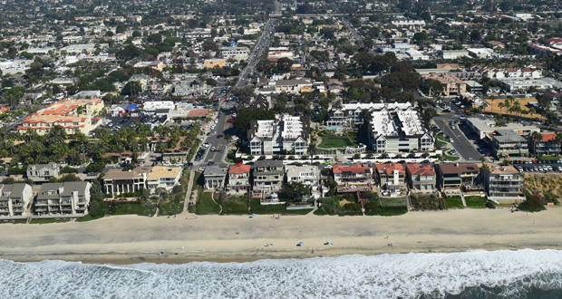 An aerial view of north Carlsbad. (OsideNews file photo)