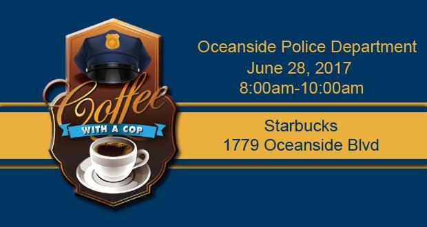 Oceanside Coffee with a Cop June 28, 2017