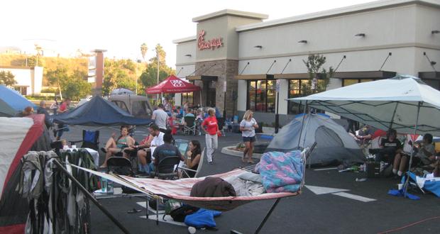 Camp-out for Free Food at New Chick-fil-A in Sorrento Valley