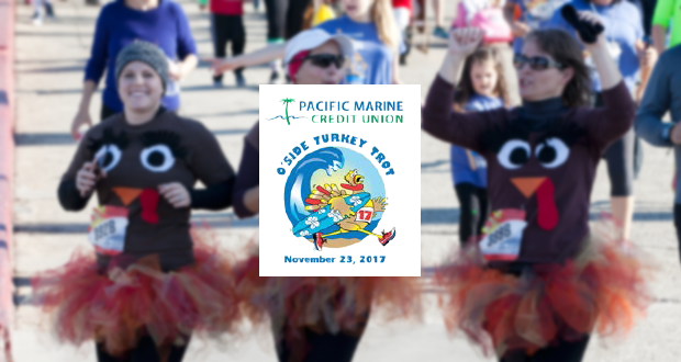 Pacific Marine Credit Union O'side Turkey Trot to Draw Trotters from 46 States