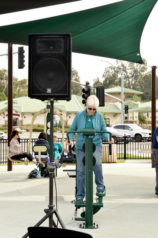 Mark J. Noy Jr. Adult Outdoor Fitness Zone Opens in San Marcos