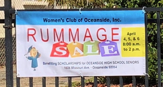 Womans+Club+of+Oceanside+Rummage+Sale+-+April+4-6