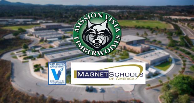 Mission Vista High School Named National Magnet School of Distinction by Magnet Schools of America