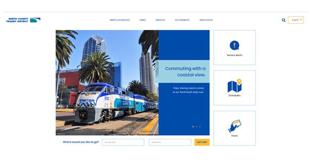 NCTD Launches New Website