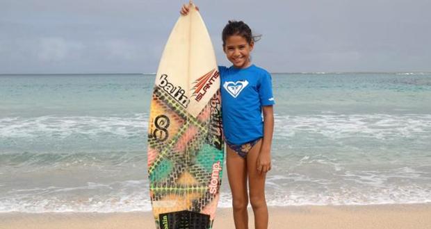 Fiji's Kiesha Wakeham received an ISA Scholarship in 2017 and went on to represent her nation at the 2018 VISSLA ISA World Junior Surfing Championship in Huntington Beach, USA. (Photo courtesy: ISA)