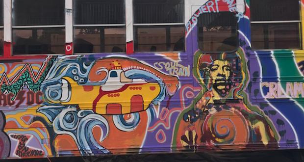 Fallbrook High-Rez Radio Hippie Bus Hits the Road