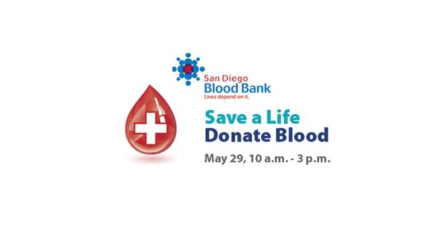 Donate Blood on May 29 at Seven SDCCU Locations