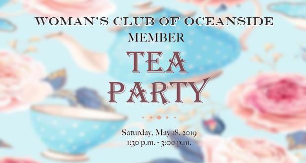 Woman's Club of Oceanside New Member Tea Party- May 18