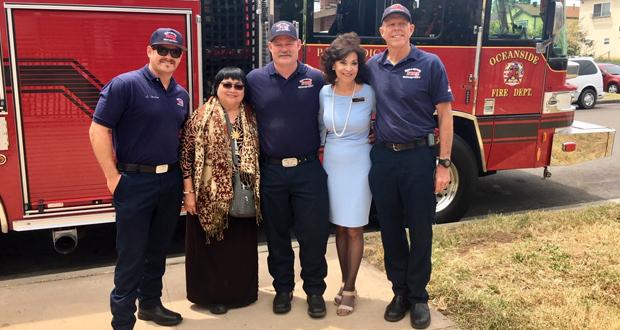 GFWC Woman’s Club of Oceanside Donates Proceeds from Chili Cook-off to Oceanside Firefighters’ Association