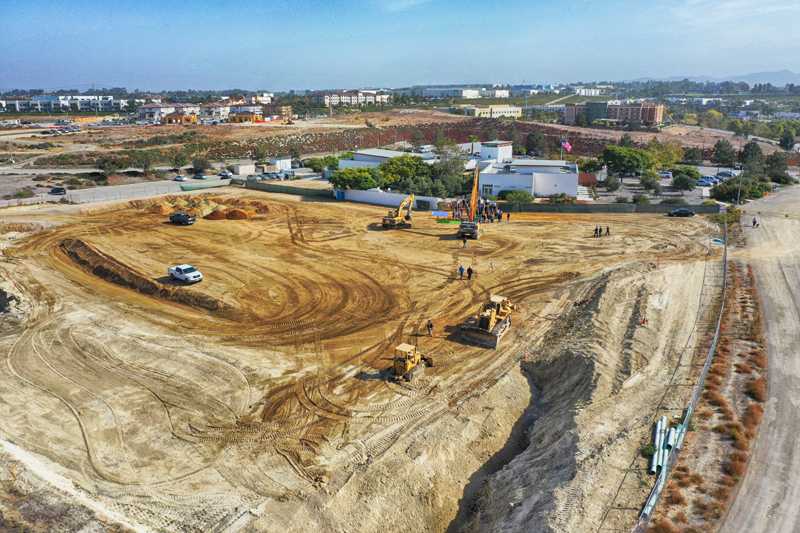 City Breaks Ground for El Corazon Aquatics Center