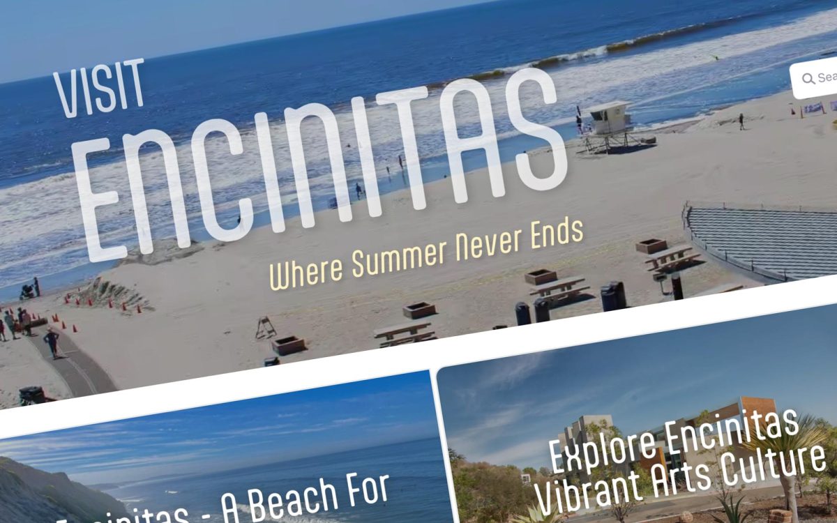 The Encinitas Visitors Center marked the start of summer with the launch of a rebranding as Visit Encinitas on June 21. (Website capture)