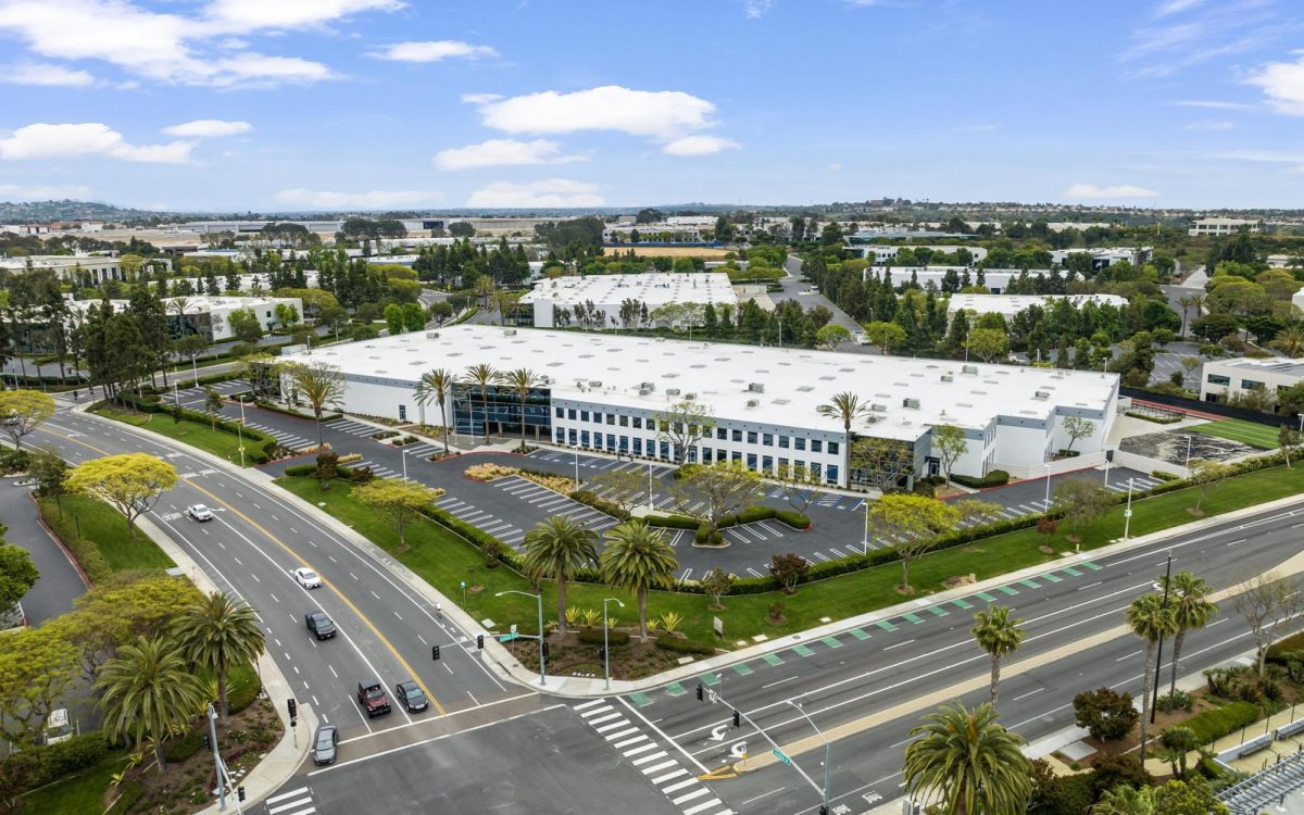 2081 Faraday Ave. is a 157,973-square-foot industrial corporate property in Carlsbad (Cushman & Wakefield photo)